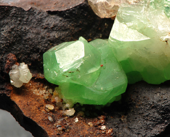 Green Anglesite - Montevecchio Mines, Arbus, Medio Campidano Province, Sardinia, Italy